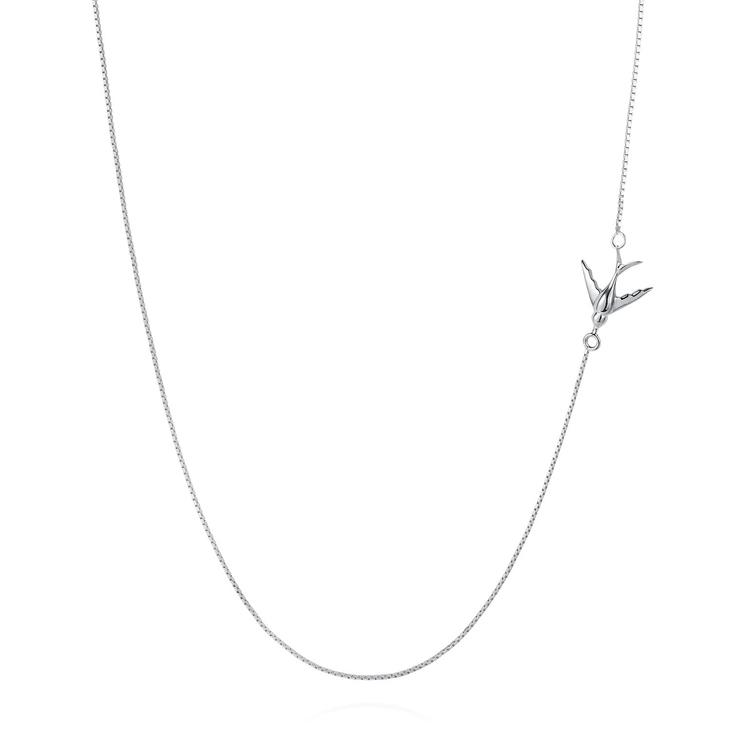 Swallow Necklace Silver