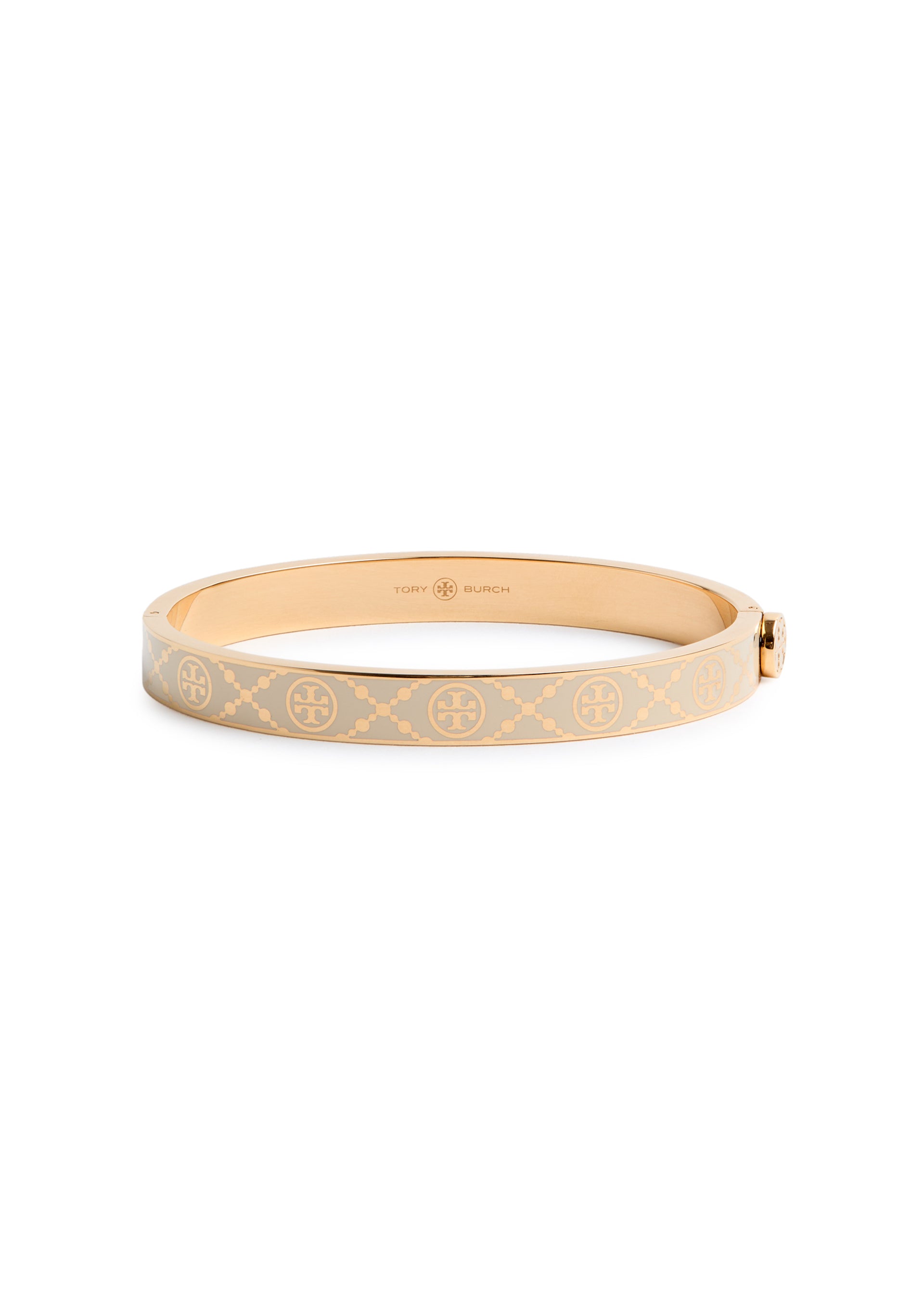 T Monogram enamelled logo bracelet
