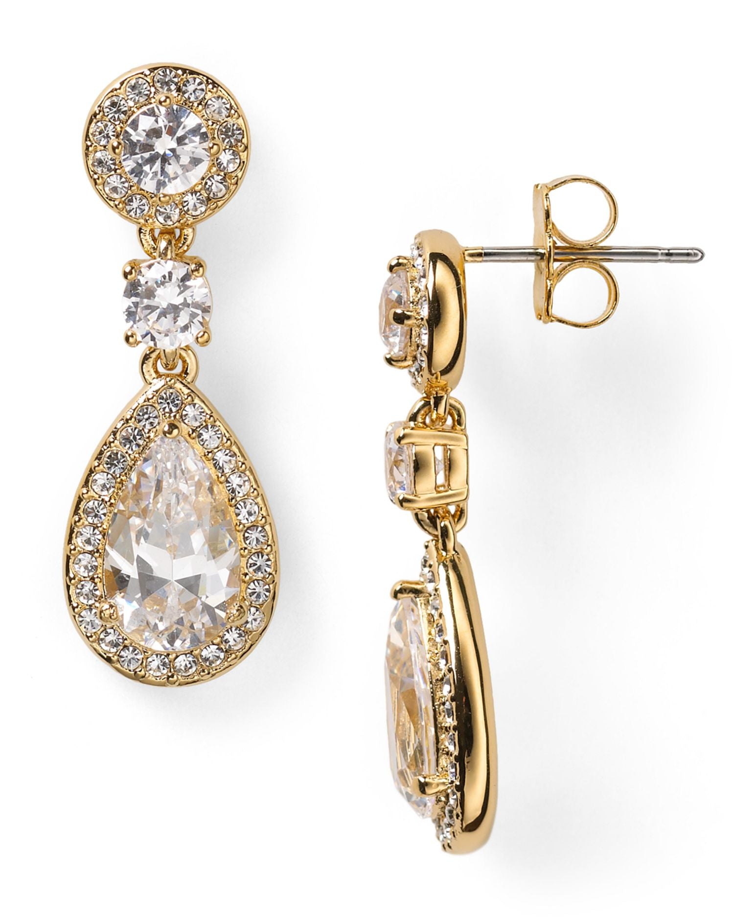 Framed Drop Earrings