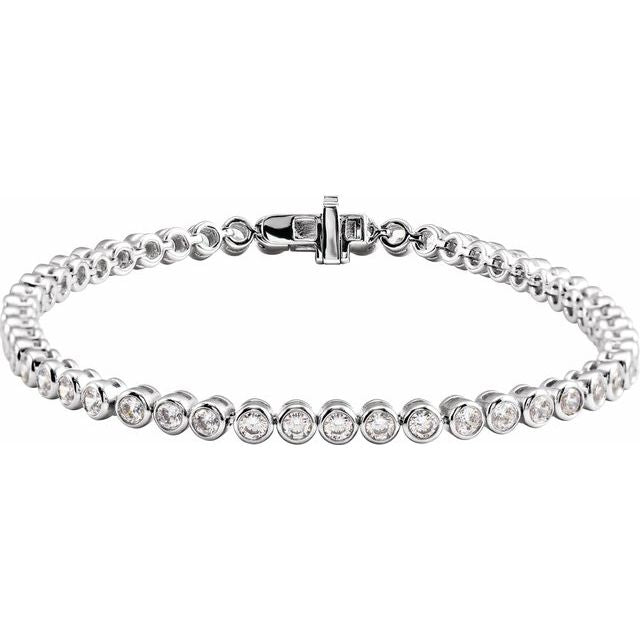 1.2Ct Lab-grown Diamond Bracelet in 14K Yellow Gold