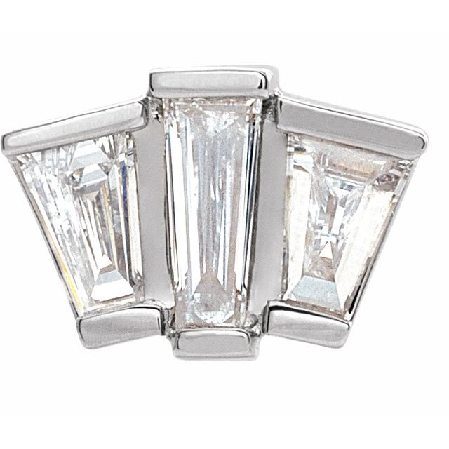 1.6Ct Lab-grown Diamond Studs in 14K White Gold