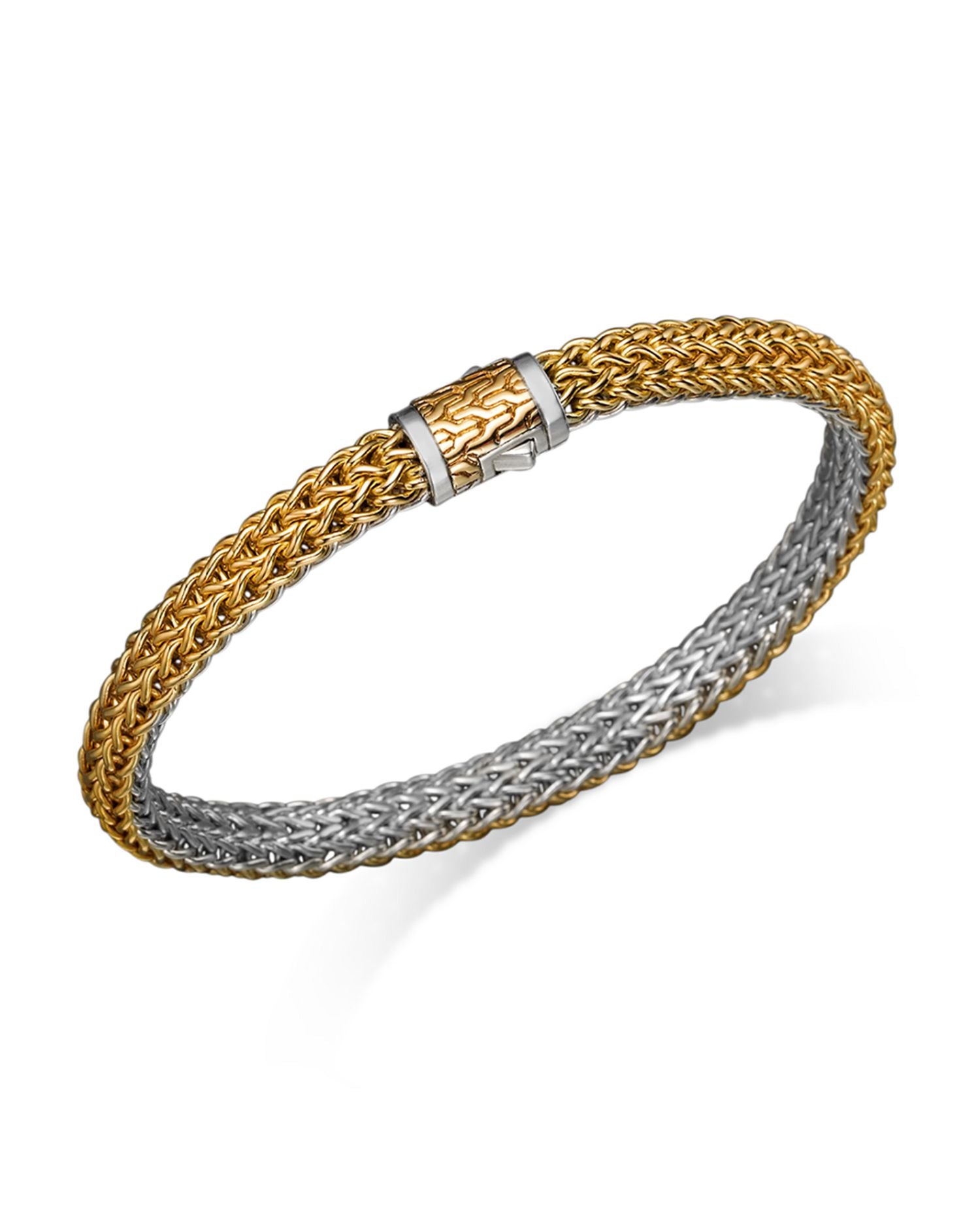 Classic Chain Gold & Silver Small Reversible Bracelet