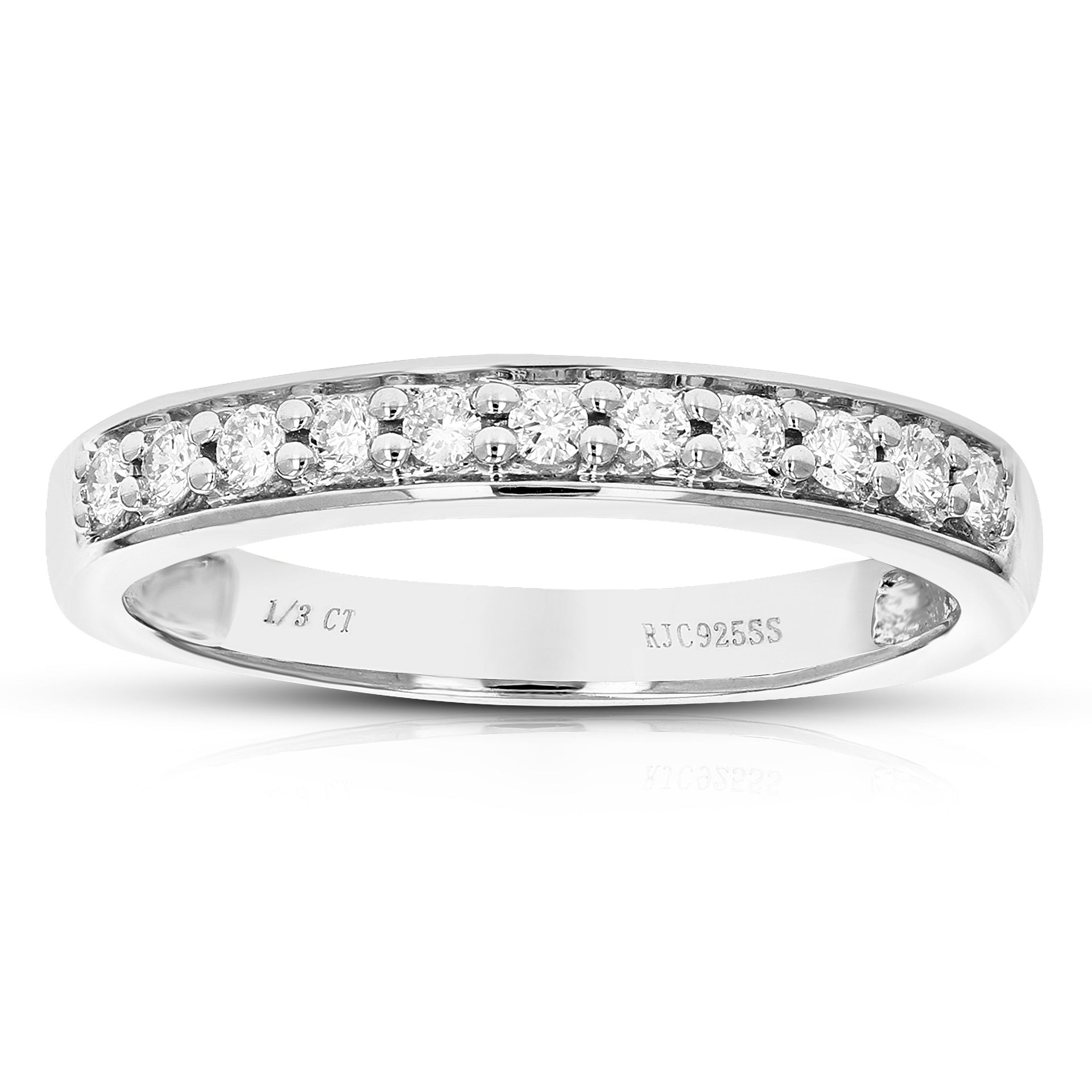 1/3 cttw Round Cut Lab Grown Diamond Wedding Engagement Ring .925 Sterling Silver Prong Set