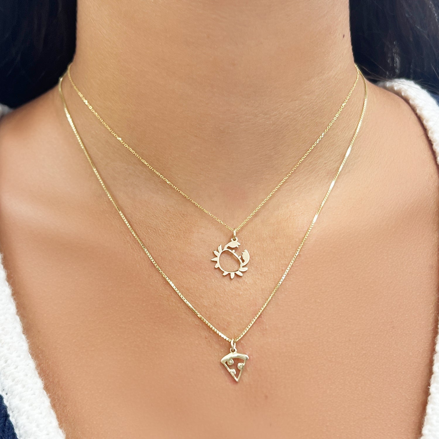 Mini Gold Crab Charm