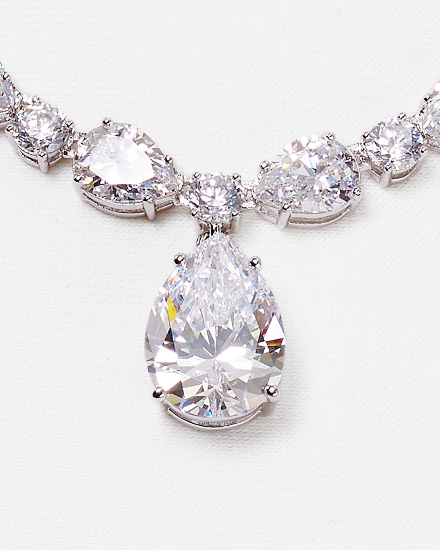 Pear Pendant Necklace, 16'