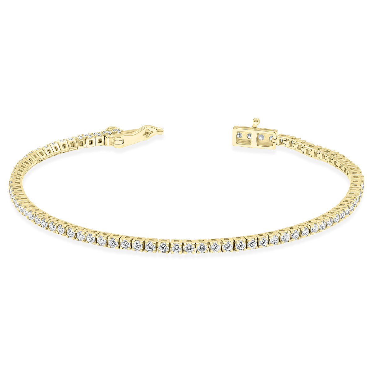 2 Carat Tw Diamond Tennis Bracelet In 14K
