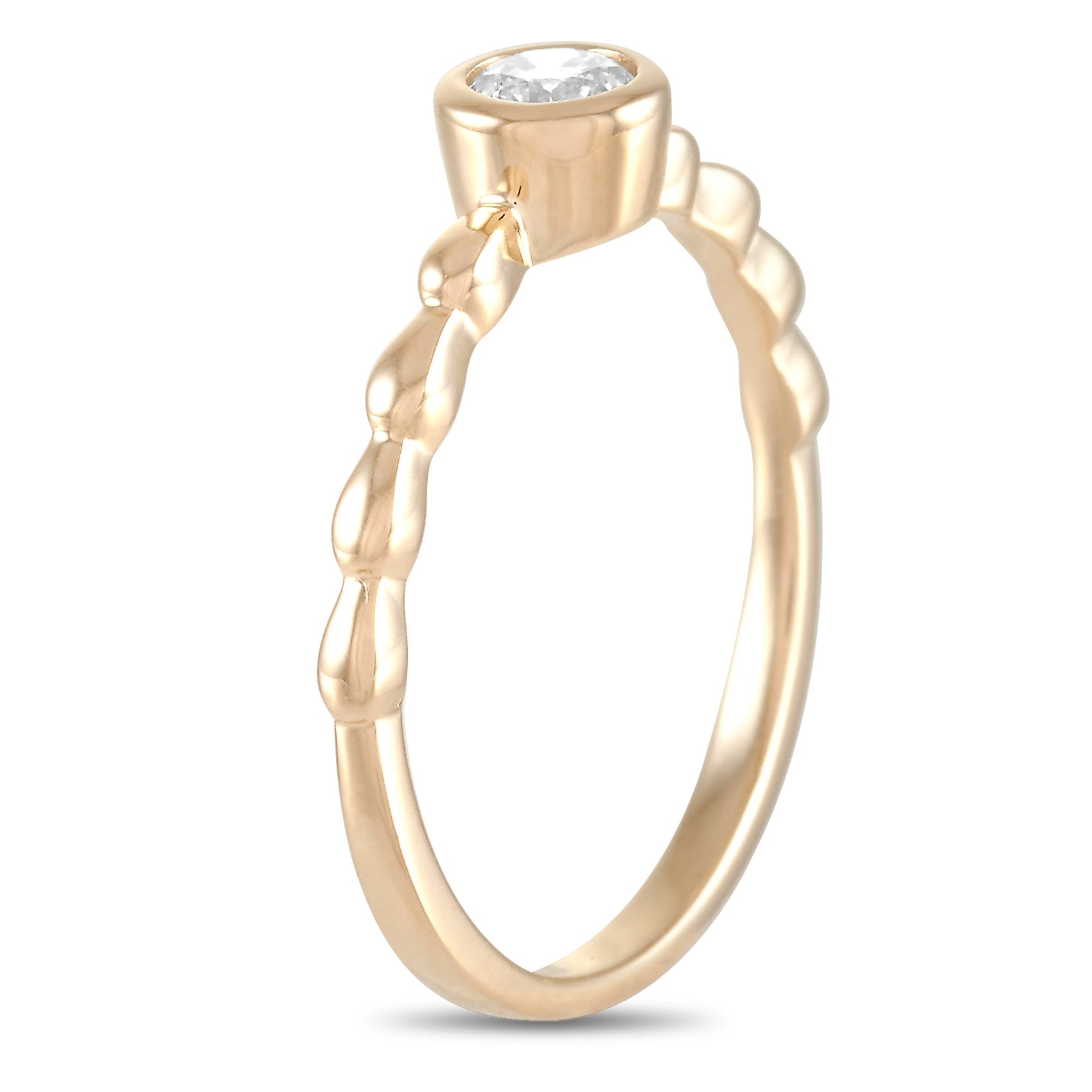 14K Yellow Gold 0.25 ct Diamond Ring