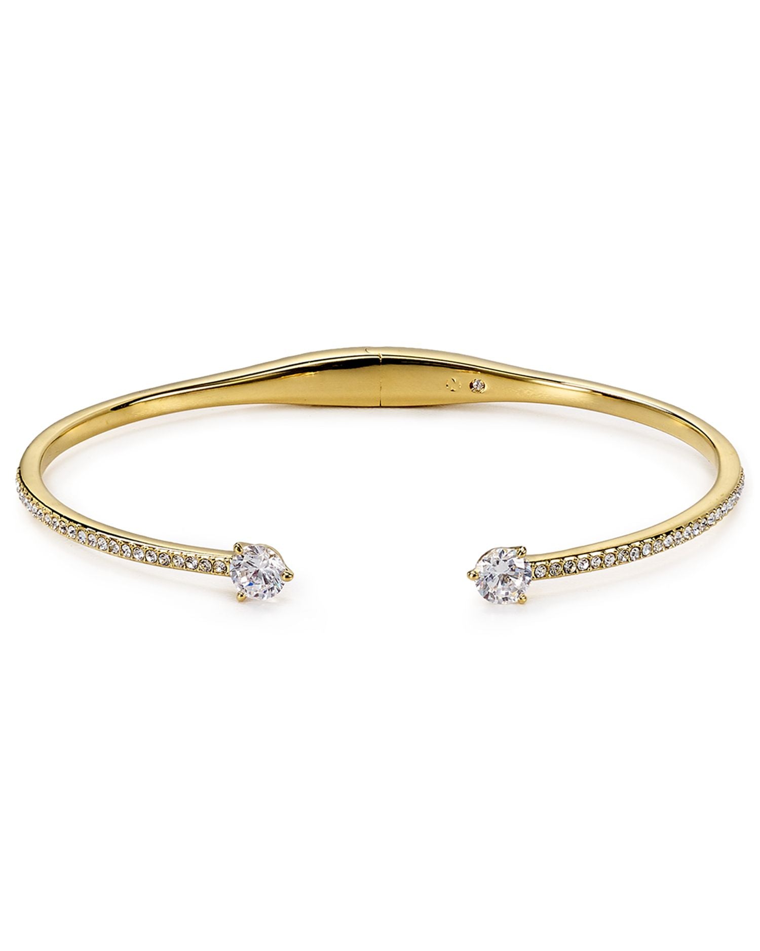 Cubic Zirconia Float Hinge Cuff