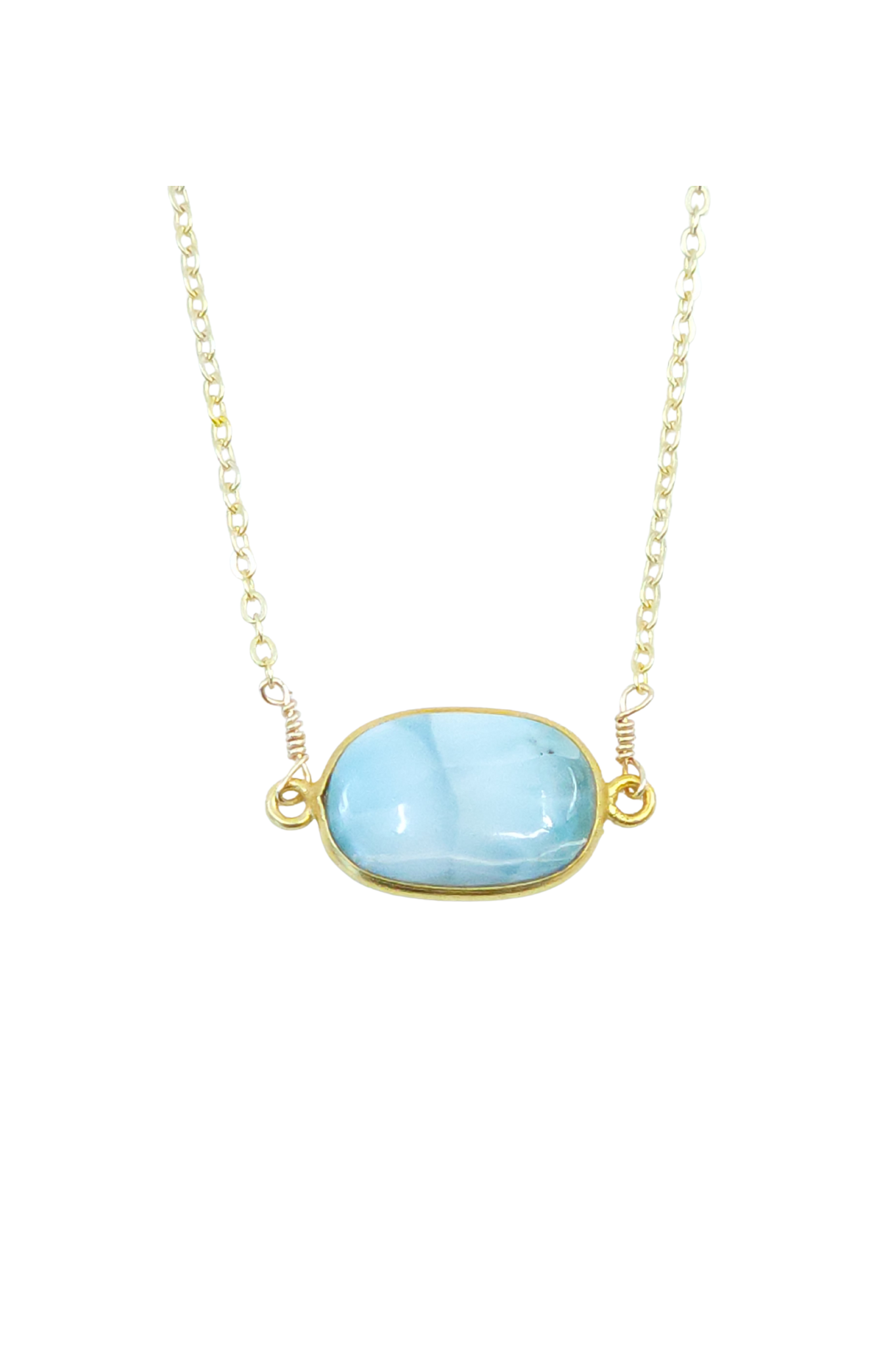 Mrs. Parker Necklace in Larimar