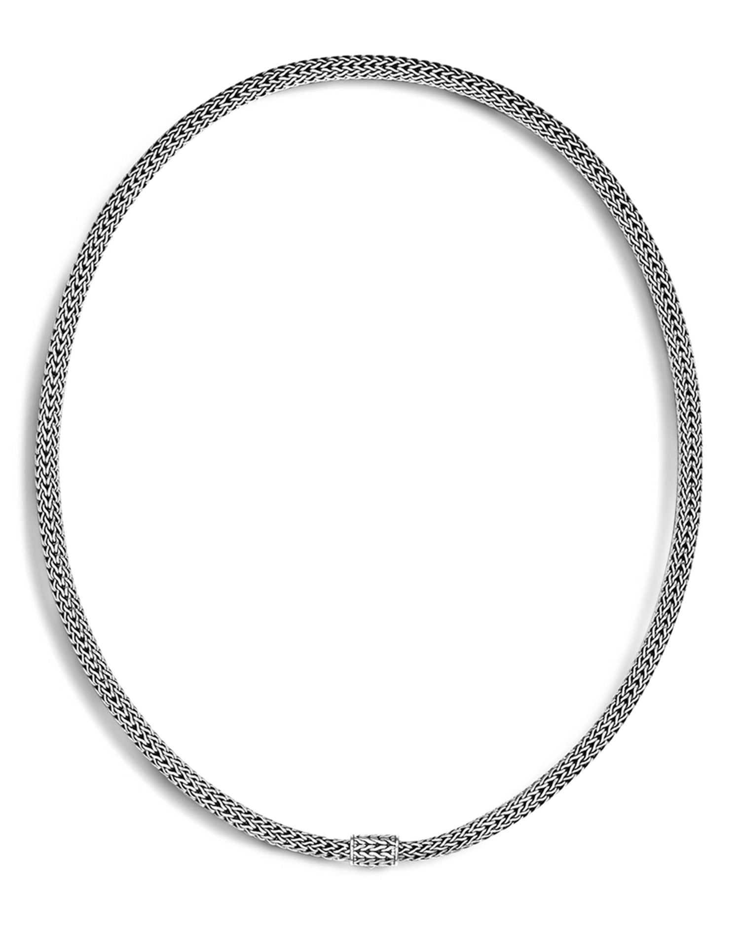 Sterling Silver Classic Chain Extra Small Necklace, 18'