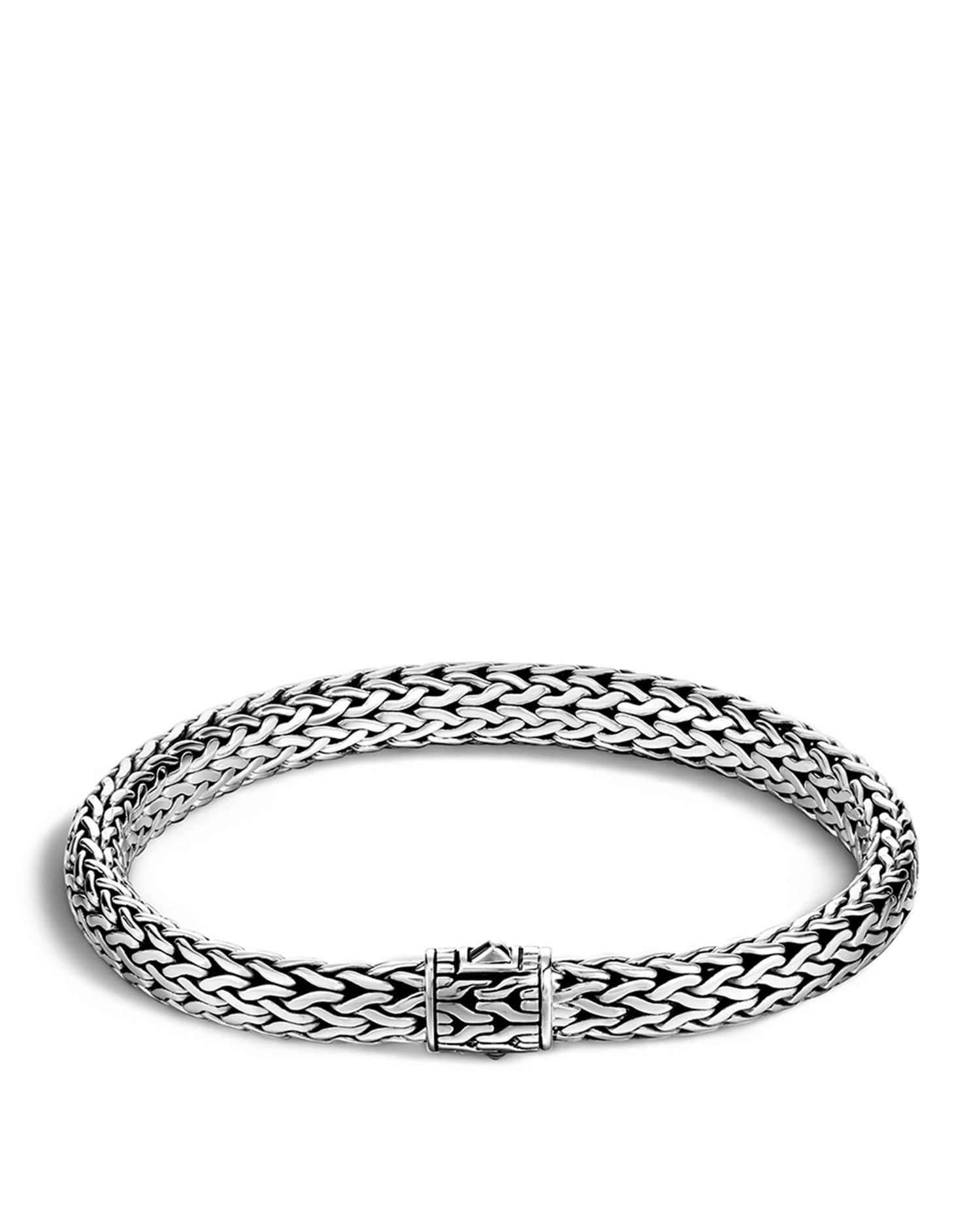 Classic Chain Sterling Silver Lava Bracelet