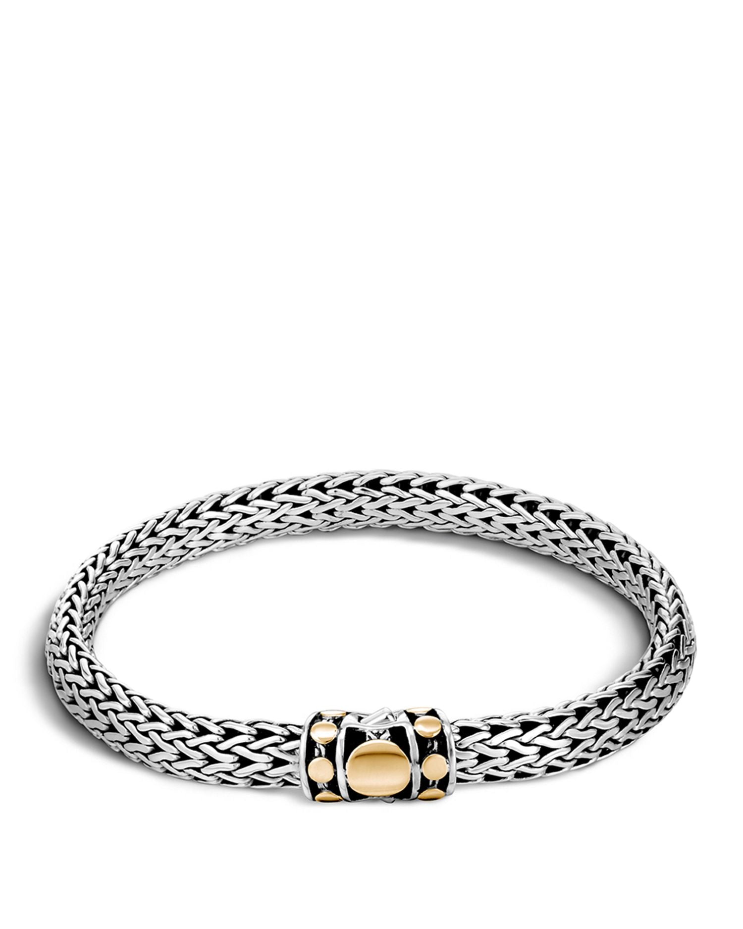 Dot Gold & Sterling Silver Medium Chain Bracelet