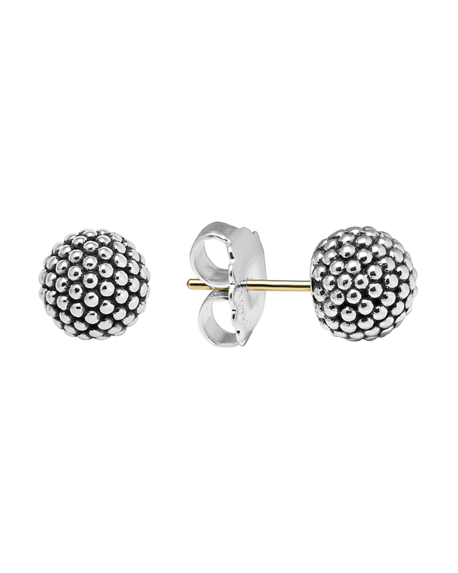 LAGOS Sterling Silver Beaded Earrings, 10mm