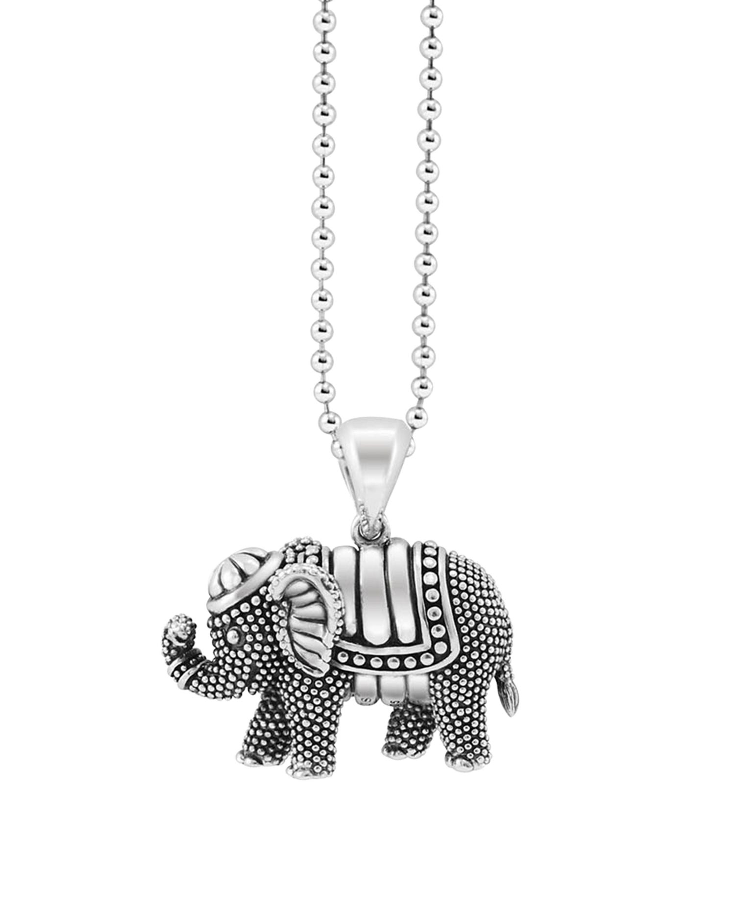 LAGOS Rare Wonders Elephant Pendant Necklace, 34'