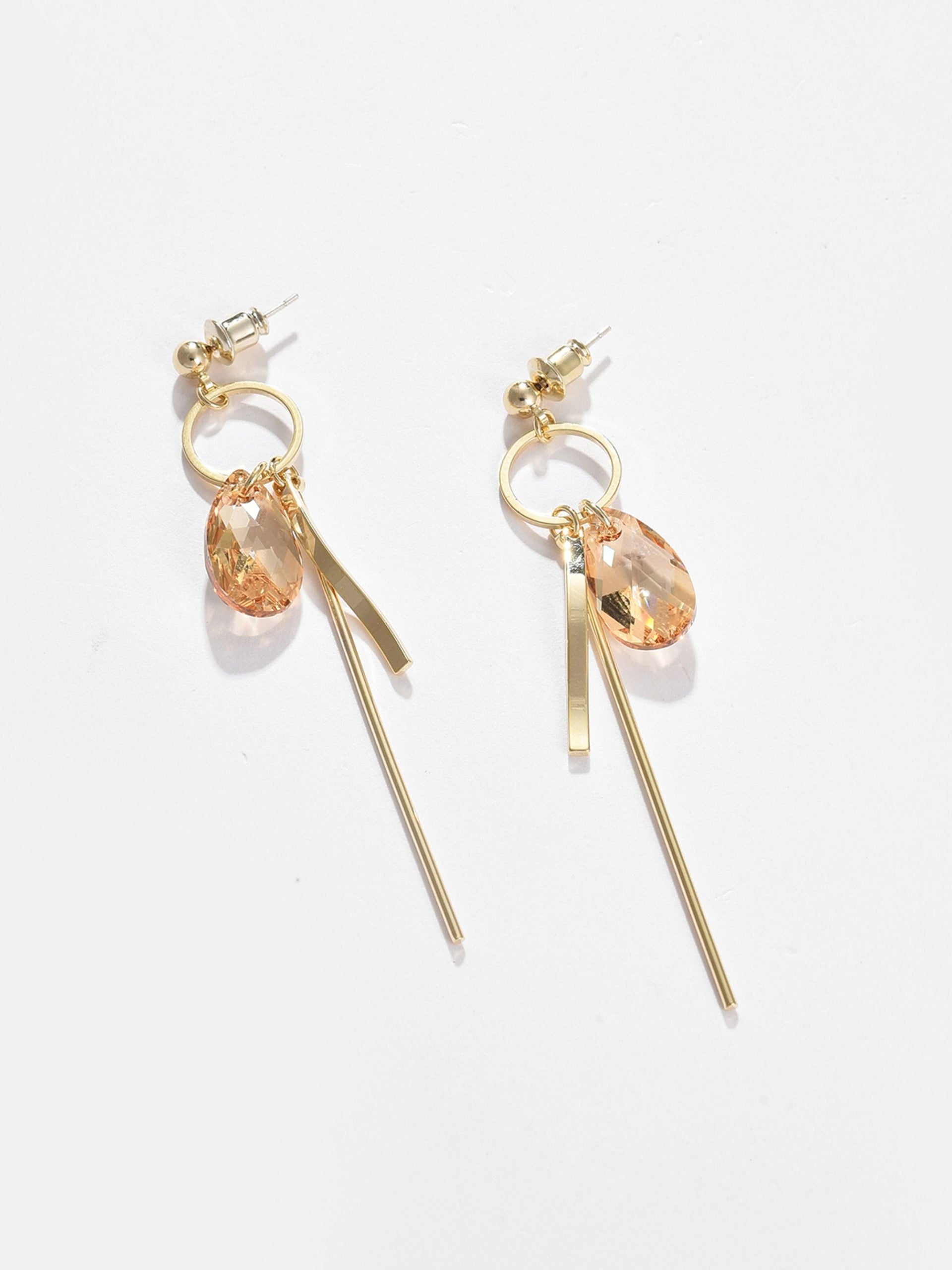 Gold-toned Contemporary Ear Cuff Earrings