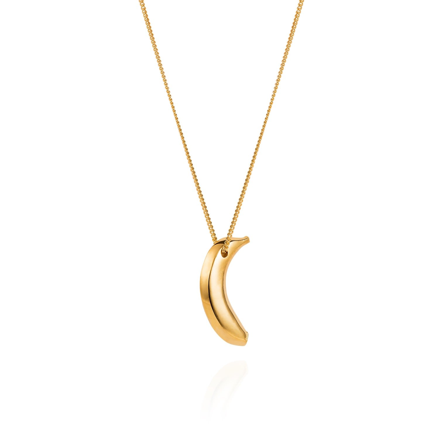 Banana Necklace Gold Vermeil