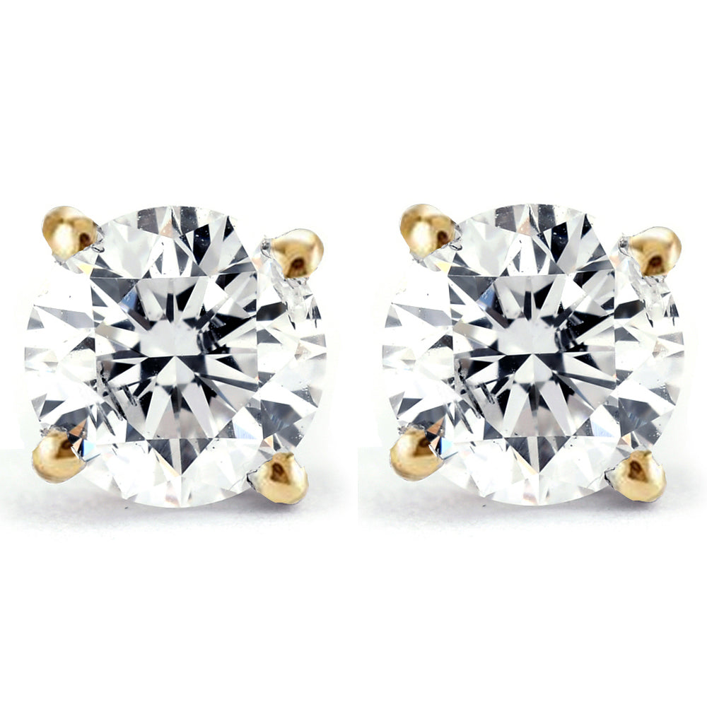 1/4ct Diamond Studs 14K Yellow Gold