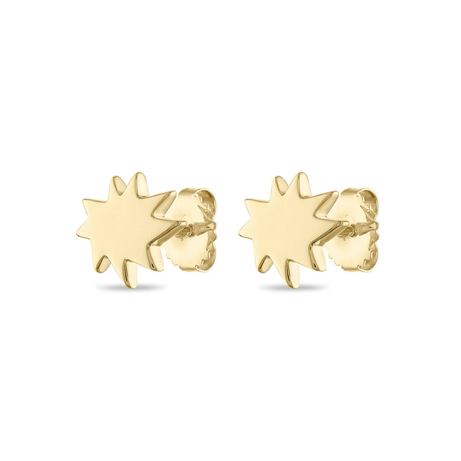 Gold Mini KAPOW! Stud Earrings