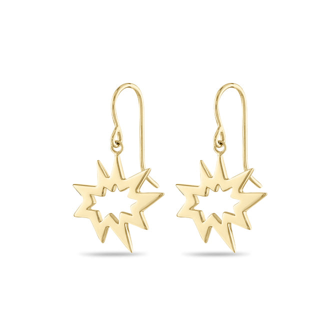 Gold Midi Nova KAPOW! Earrings