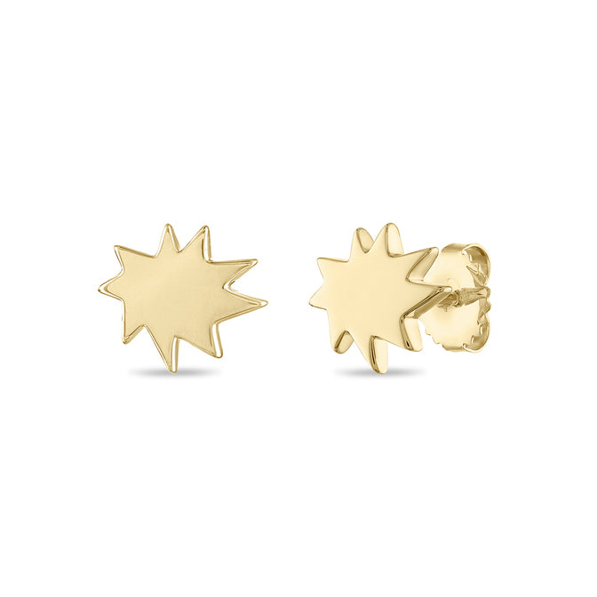 Gold Mini KAPOW! Stud Earrings