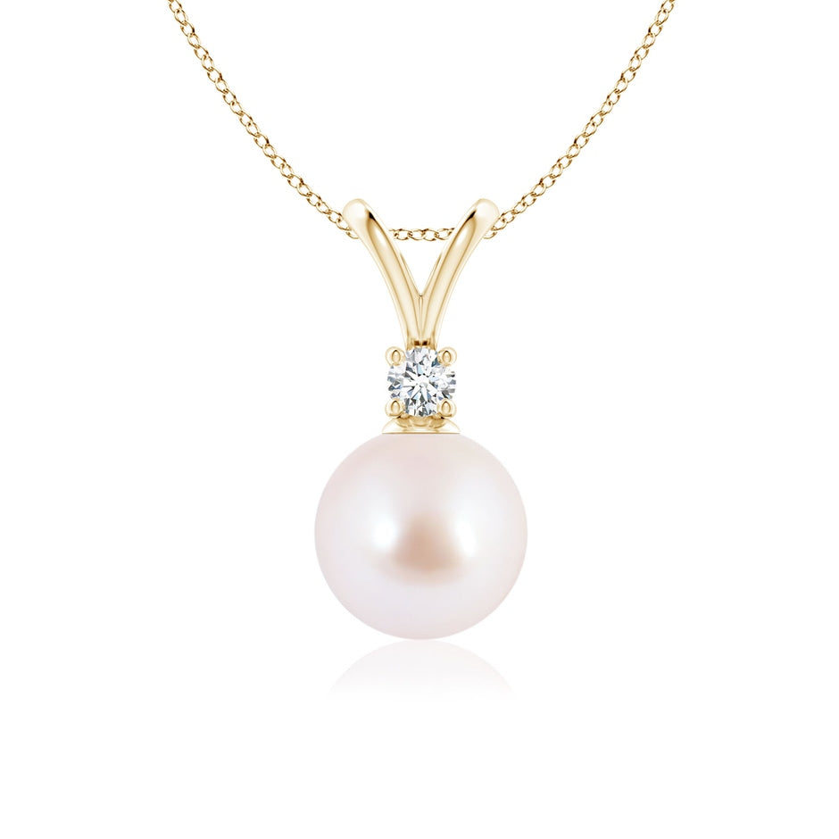 Japanese Akoya Pearl V-Bale Pendant