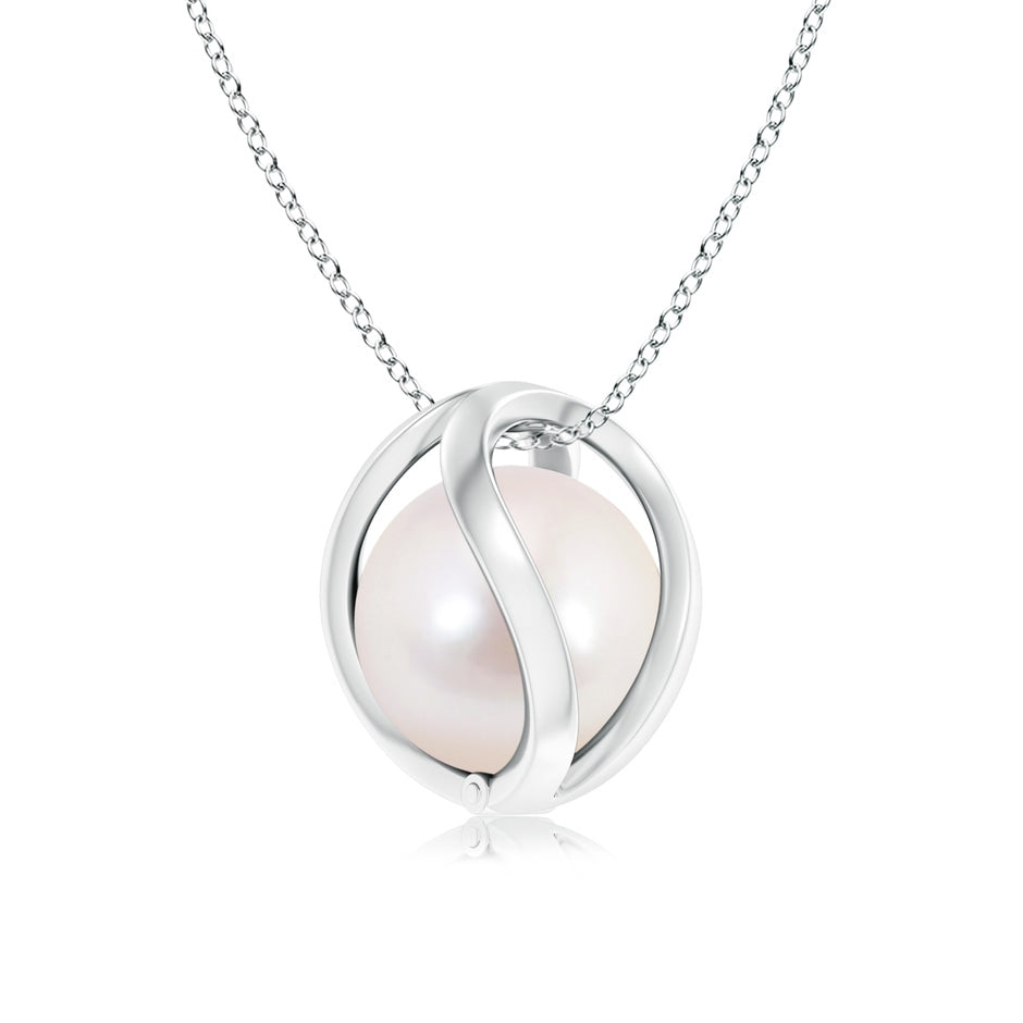 Japanese Akoya Pearl Cage Pendant