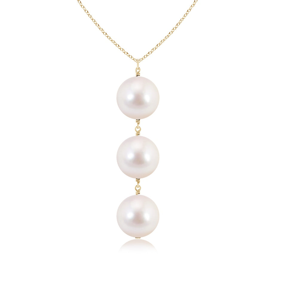 Japanese Akoya Pearl Triple Drop Pendant