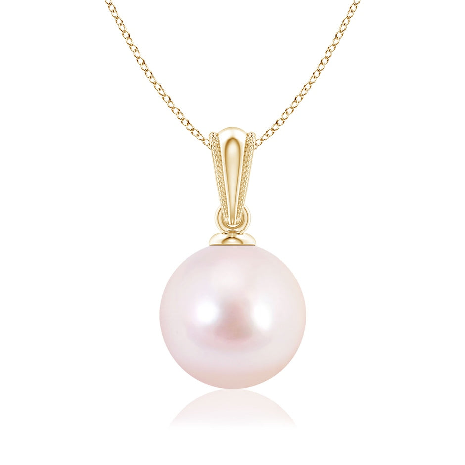 Japanese Akoya Pearl Pendant with Ornate Bale