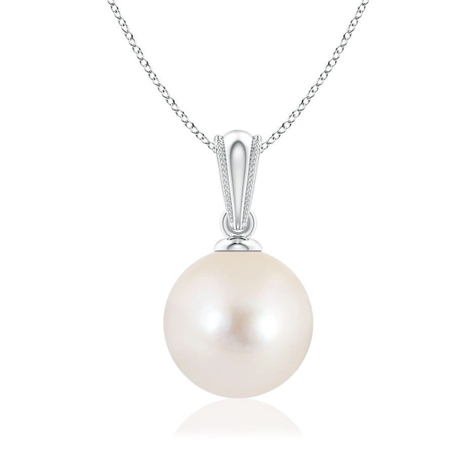 Freshwater Pearl Pendant with Ornate Bale