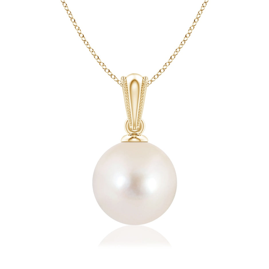 Freshwater Pearl Pendant with Ornate Bale