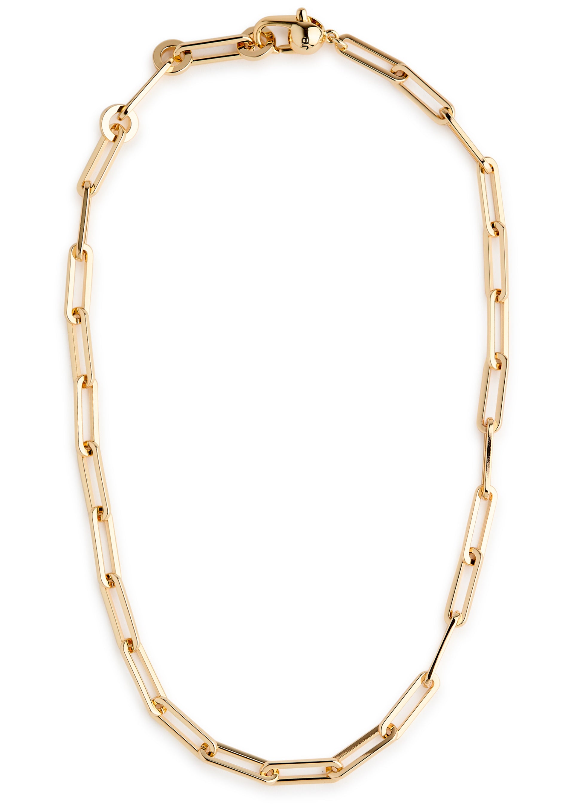 Andi Slim gold-dipped chain necklace