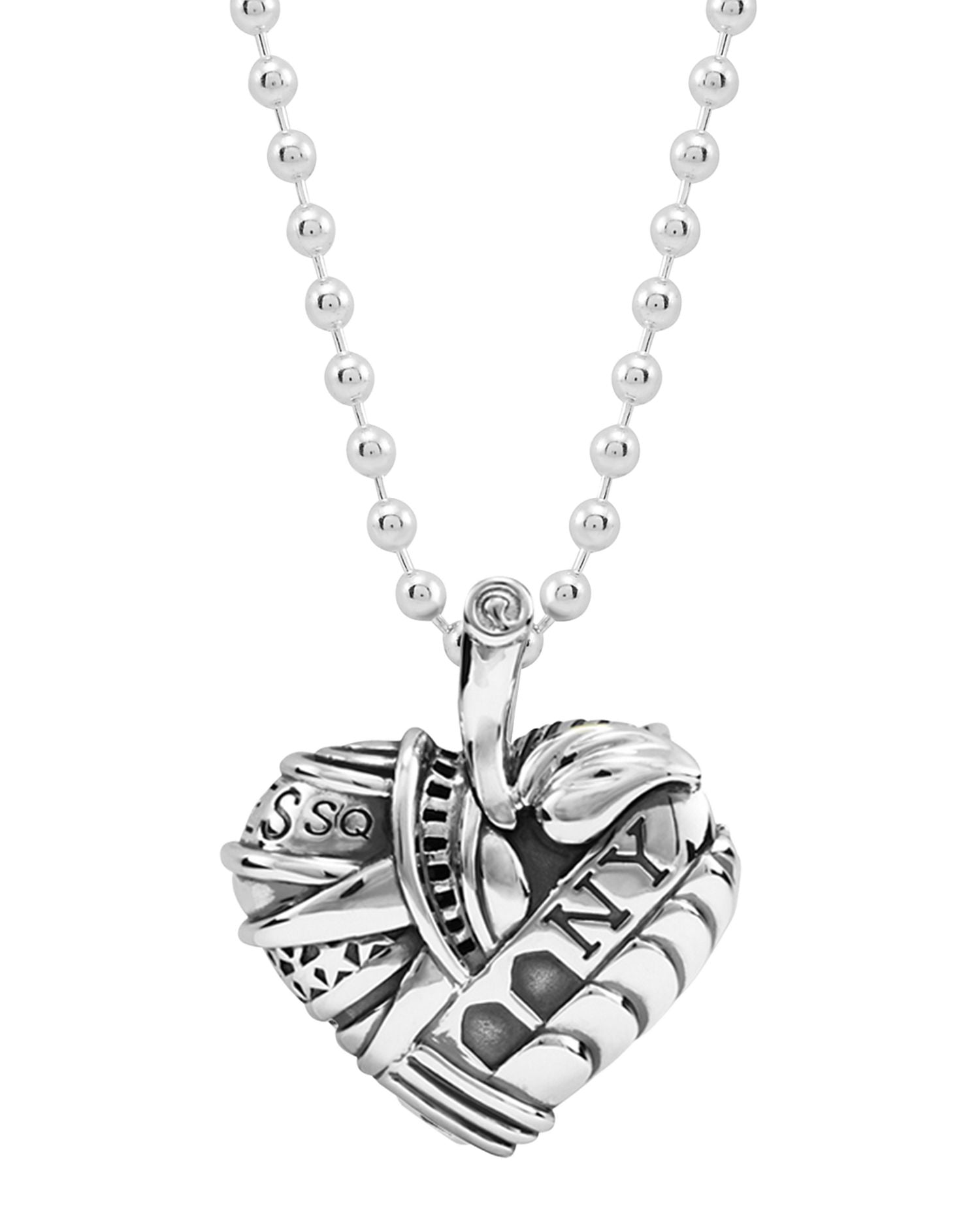 LAGOS Sterling Silver Heart of New York Necklace, 34'