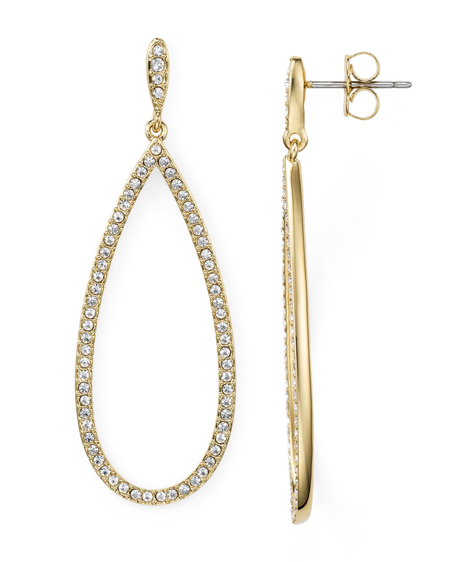 Pavé Drop Earrings