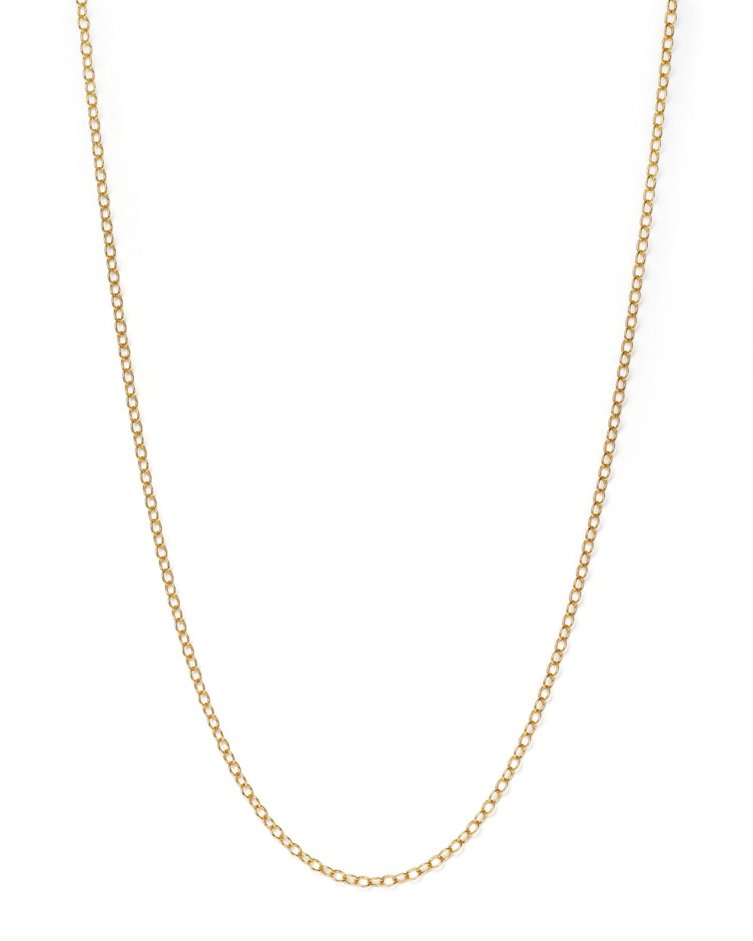 18K Yellow Gold Chain Necklace, 32'