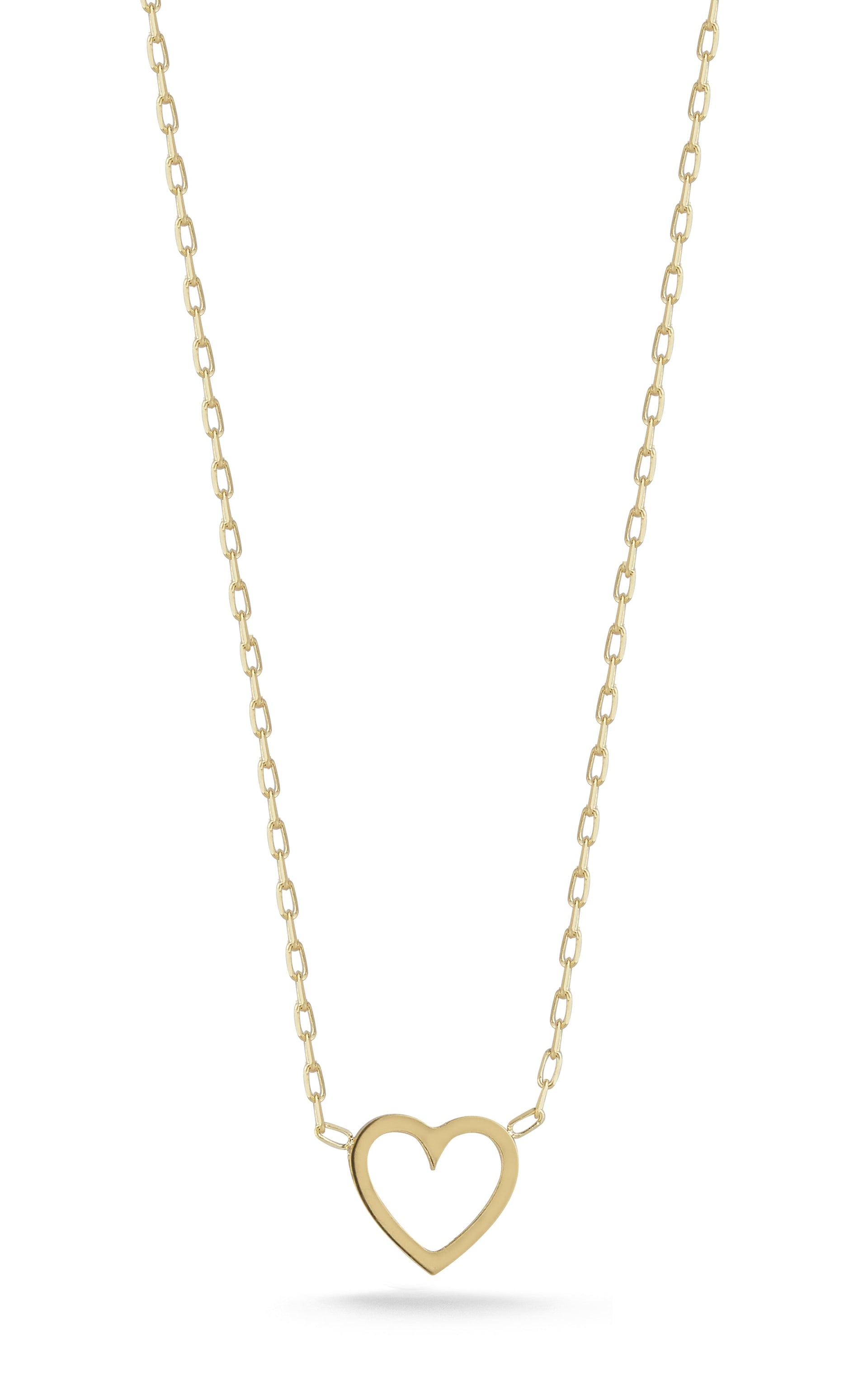 14K Italian Gold Heart Necklace