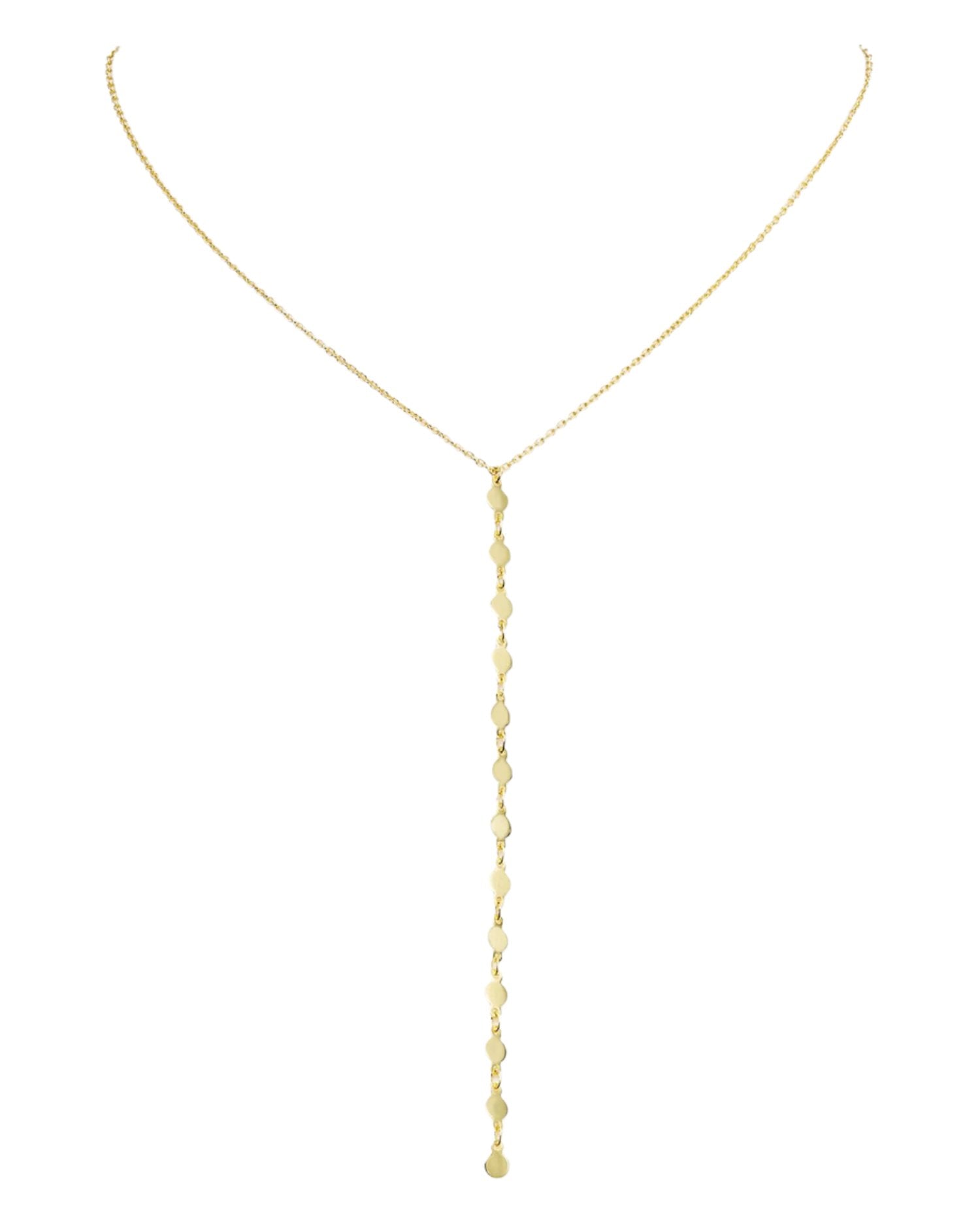 Carmen Disc Y Necklace, 15.5"