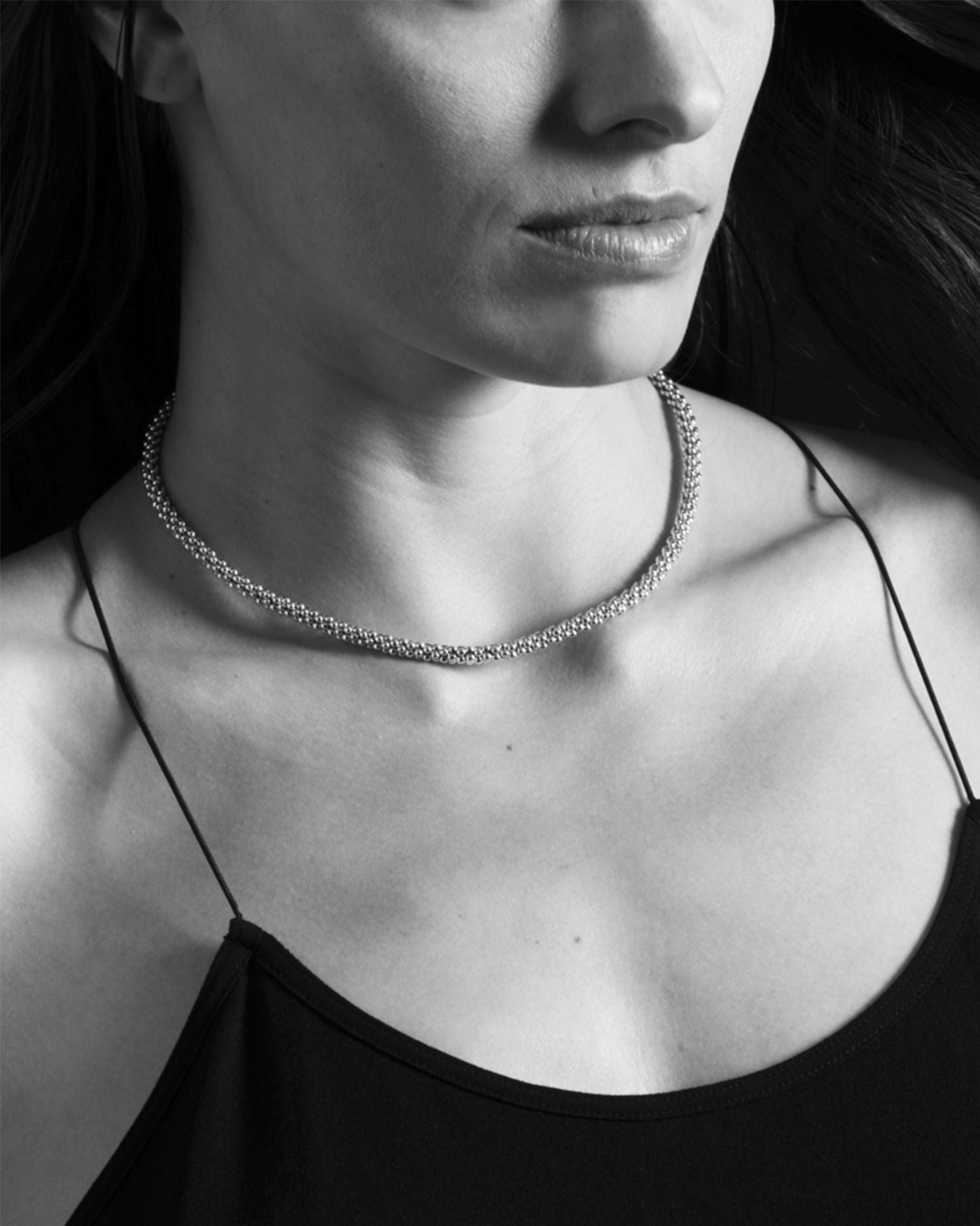 LAGOS Sterling 'Caviar' Silver Rope Chain Necklace, 16'