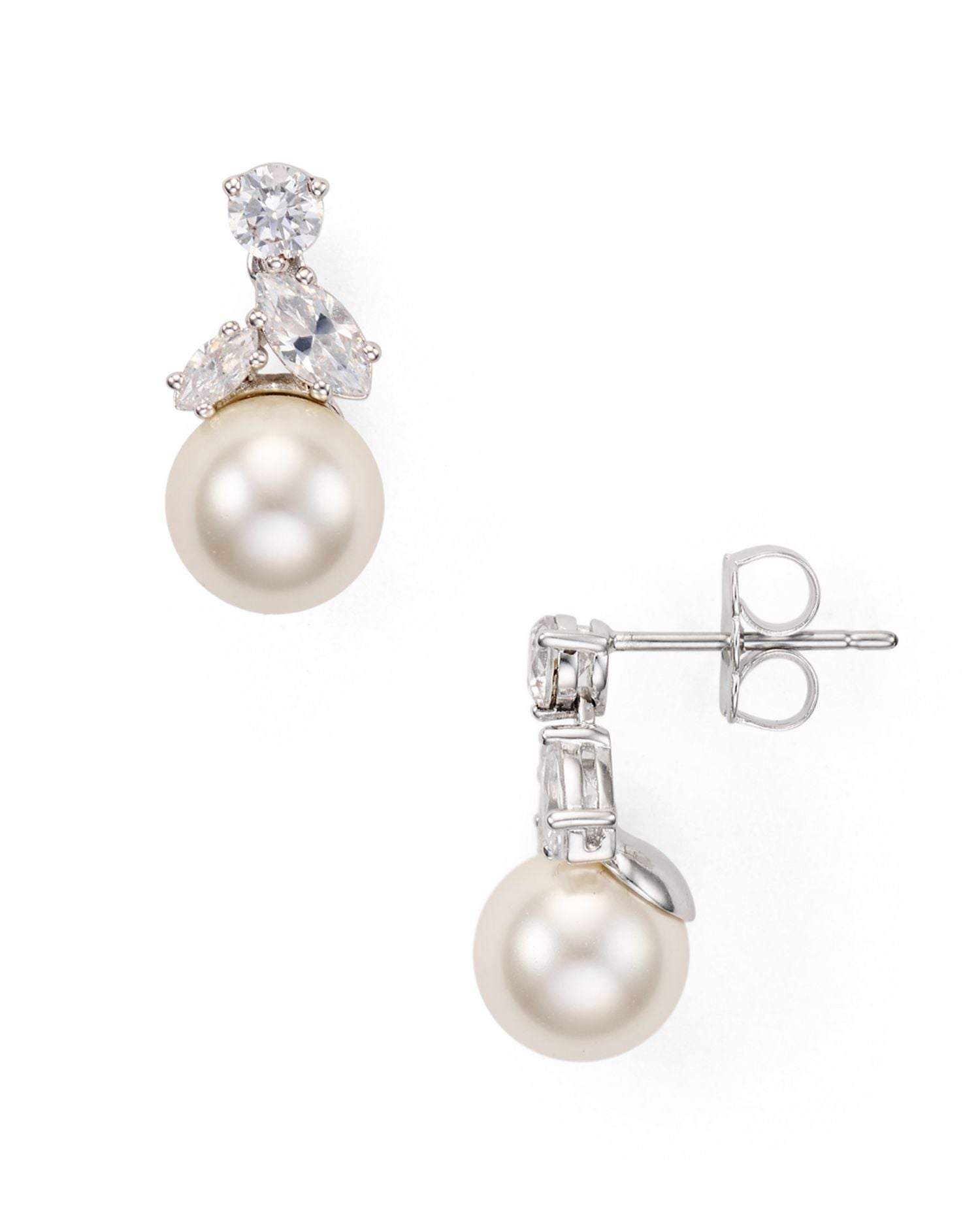 Classic Imitation Pearl Drop Earrings