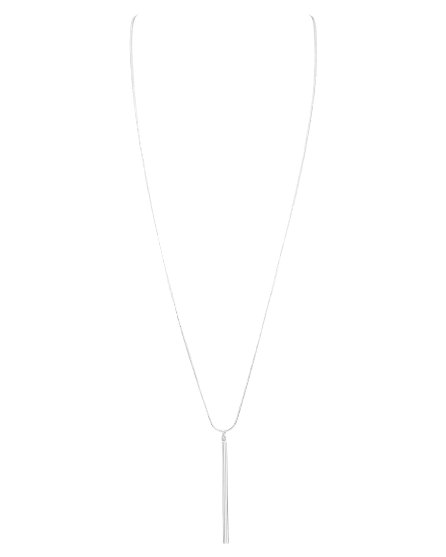 Bar Pendant Necklace, 32'