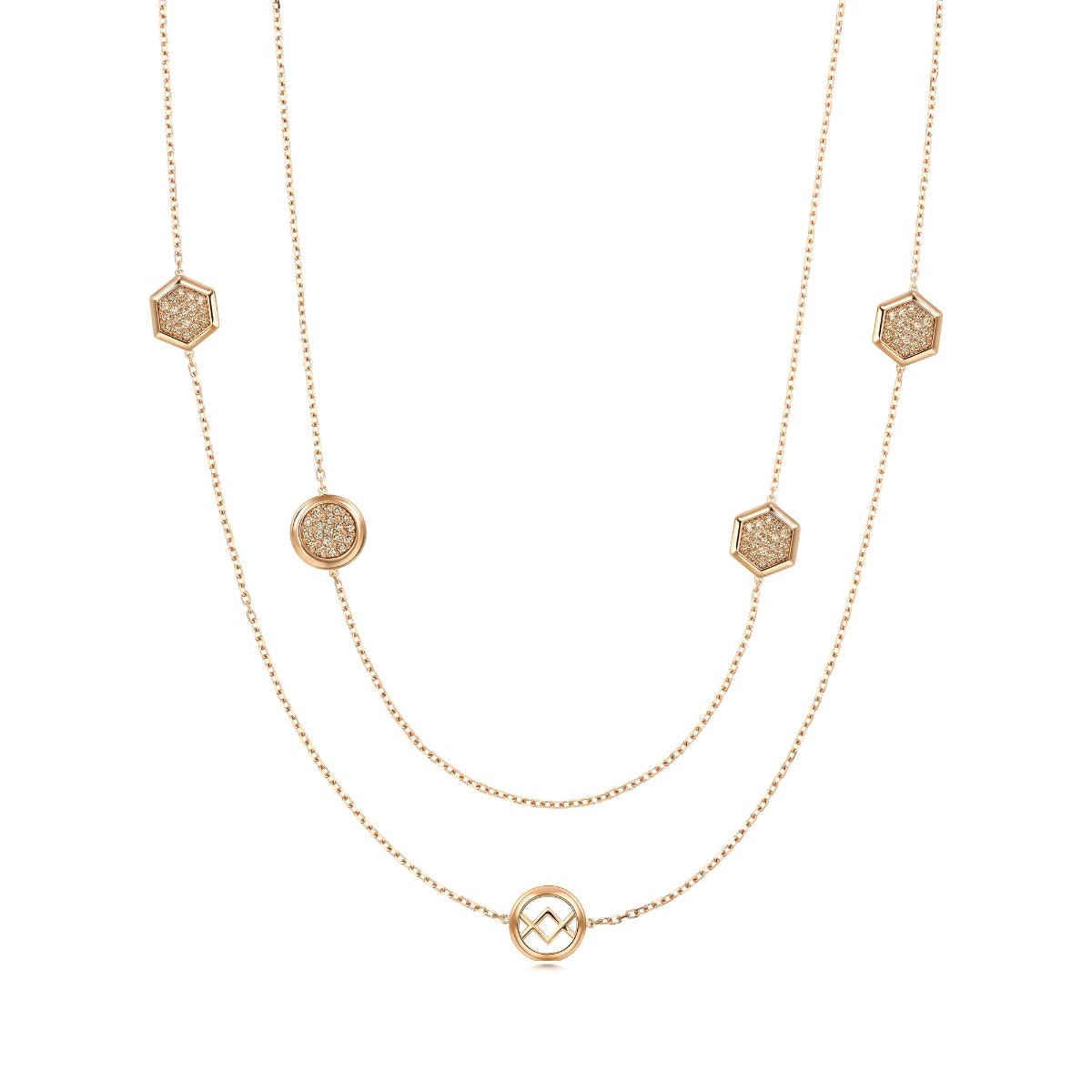timeless-18k-rose-gold-brown-diamond-necklace-chow-sang-sang