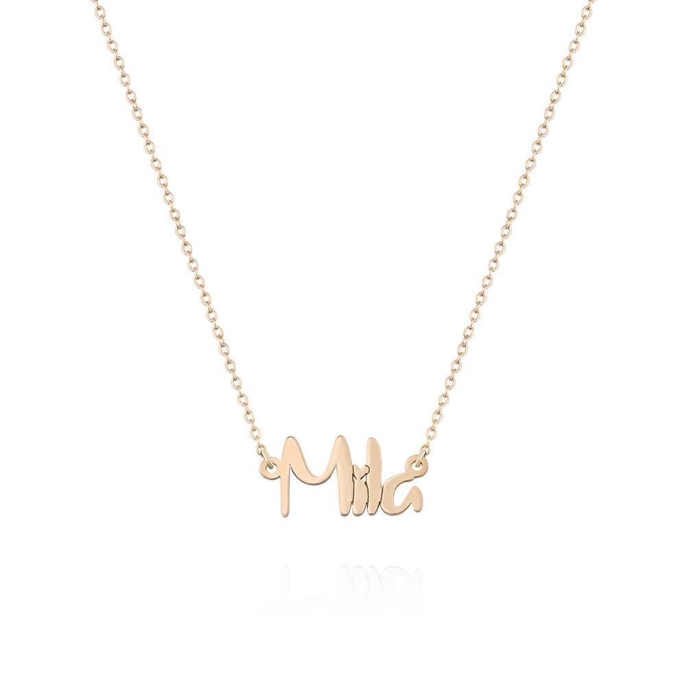 Charlotte Name Necklace in 14K Yellow Gold