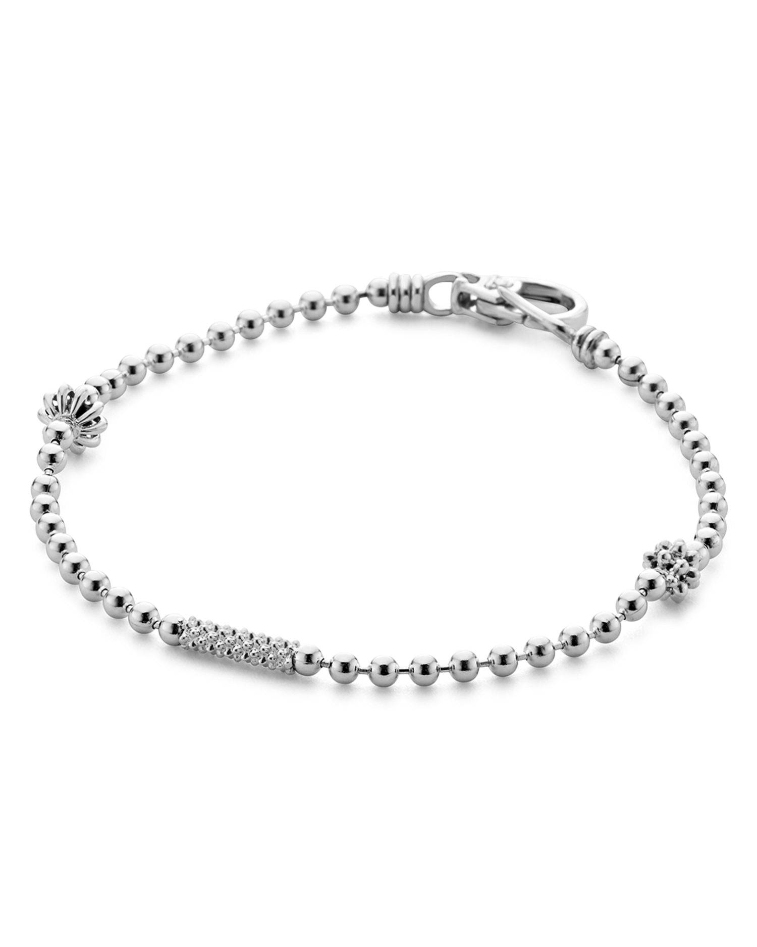 Caviar Icon Sterling Silver Bracelet