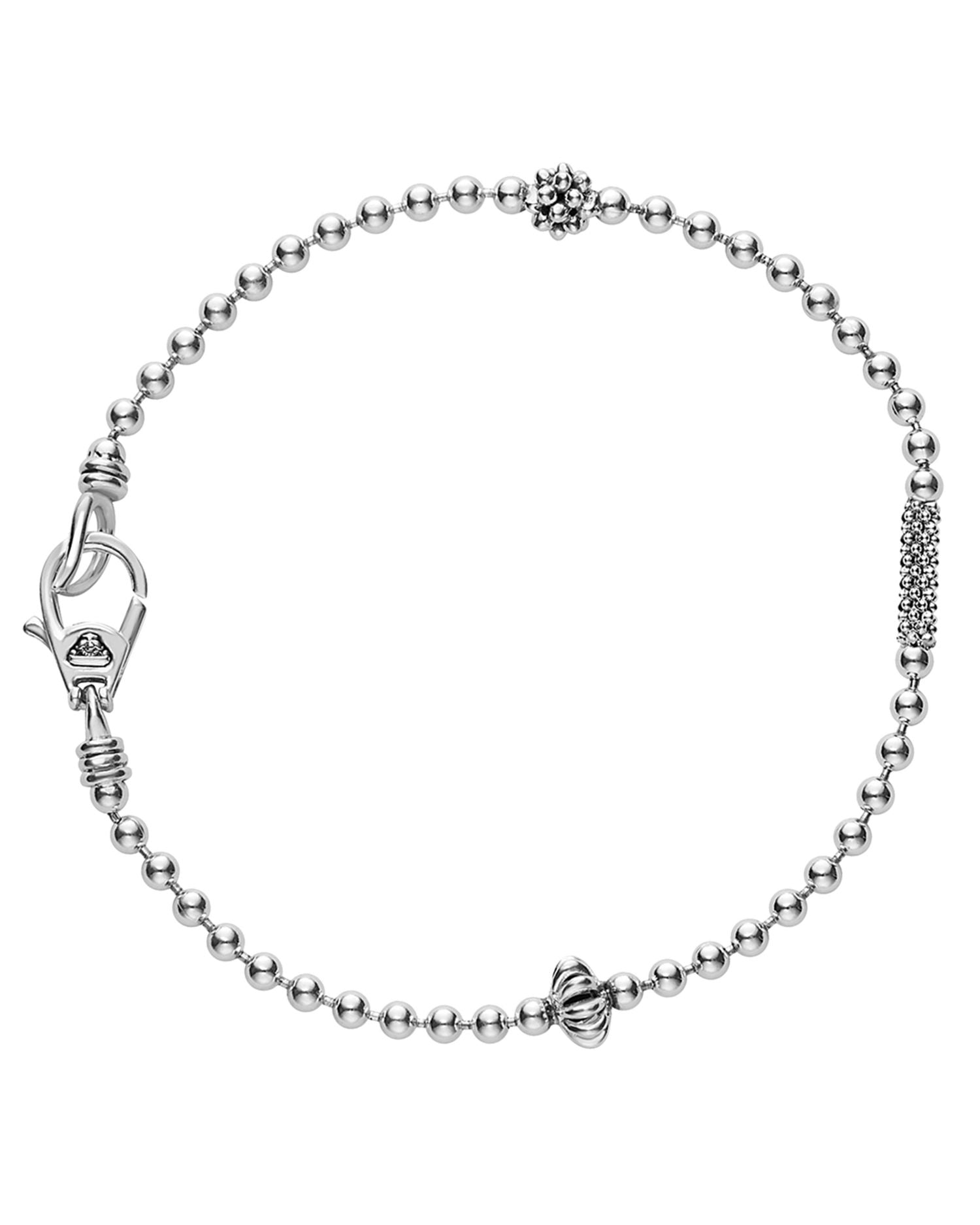 Caviar Icon Sterling Silver Bracelet