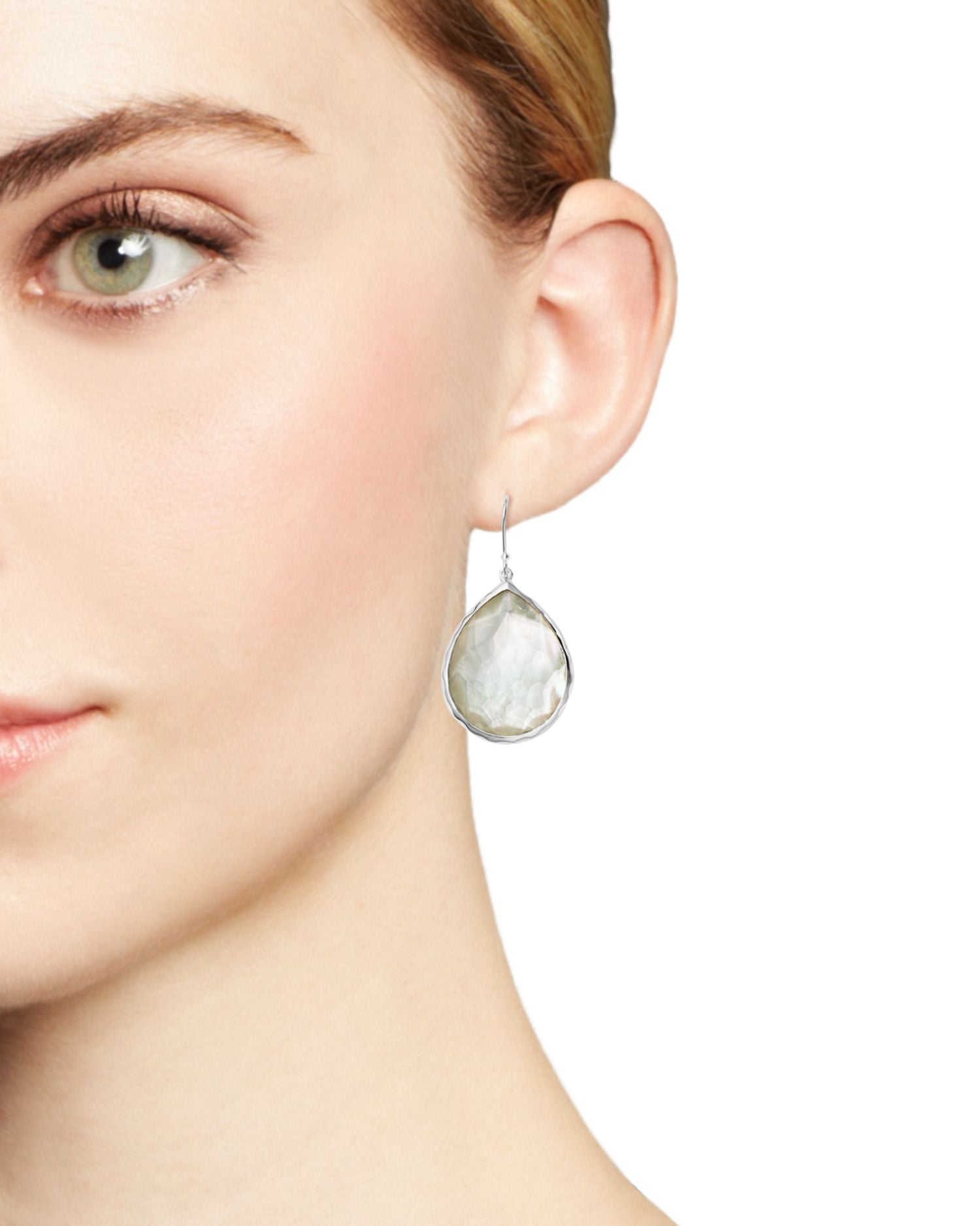 Ippolita Sterling Silver Wonderland Teardrop in Mother-of-Pearl Earrings