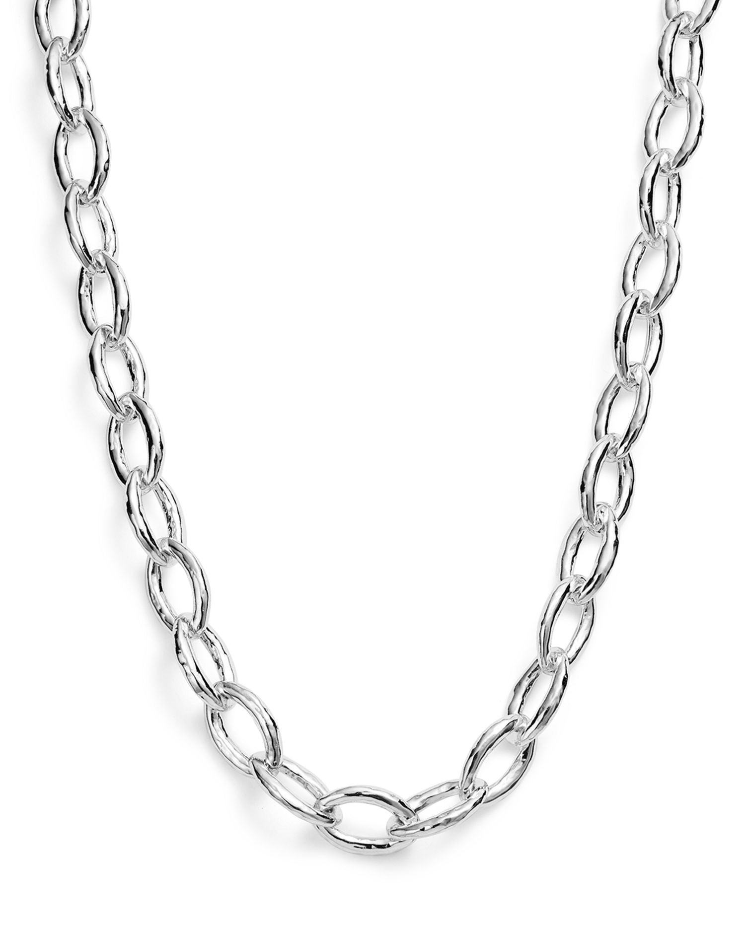 Sterling Silver Glamazon® Bastille Link Chain Necklace, 18'