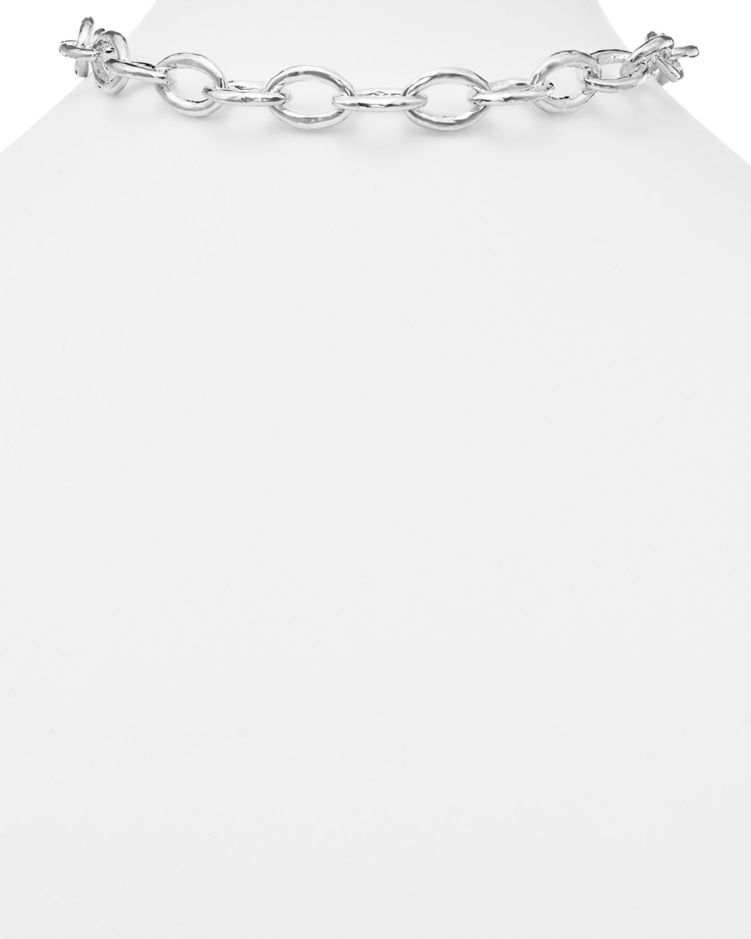 Sterling Silver Glamazon® Bastille Link Chain Necklace, 18'