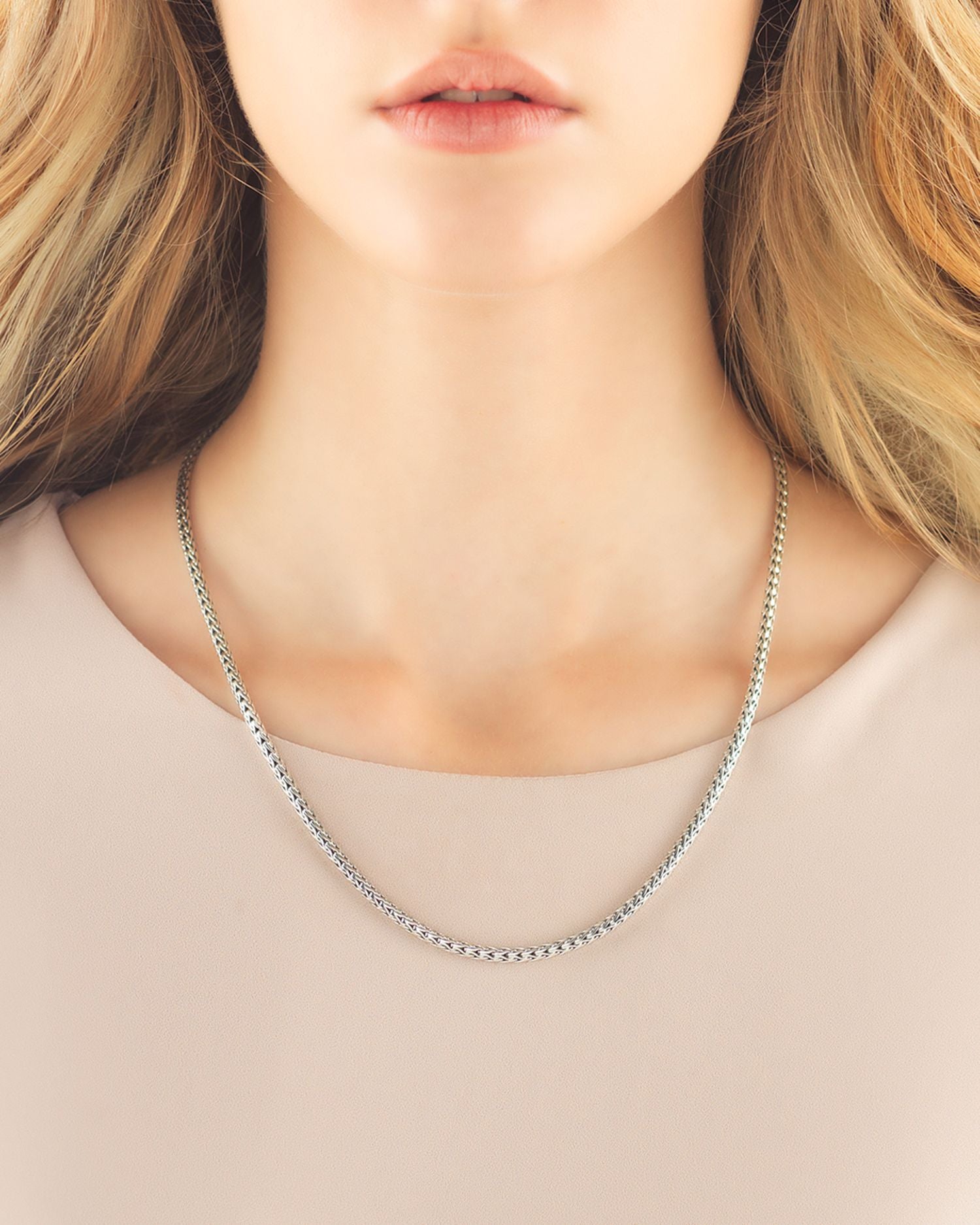 Sterling Silver Classic Chain Slim Necklace