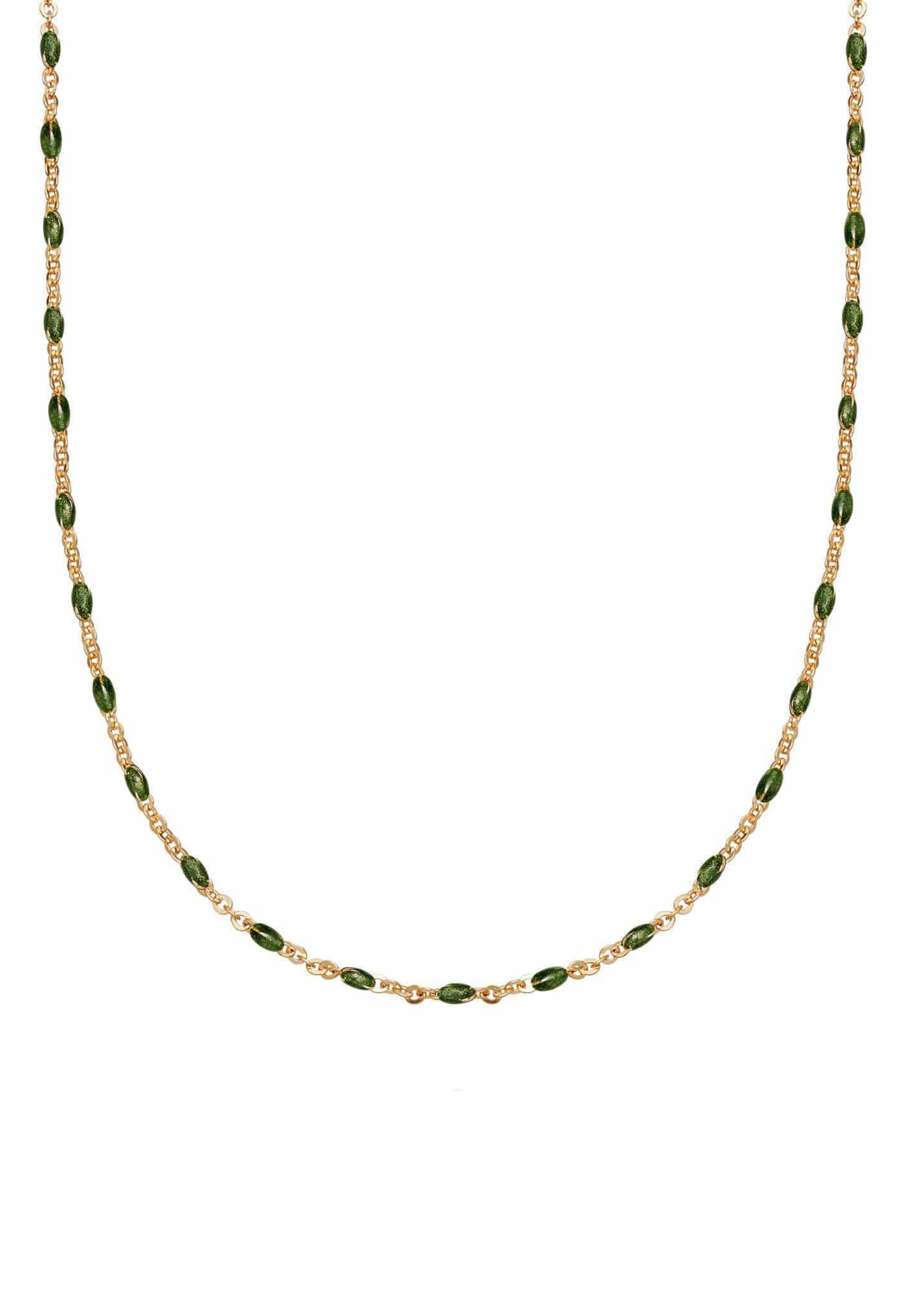 Treasures 18kt gold-plated necklace