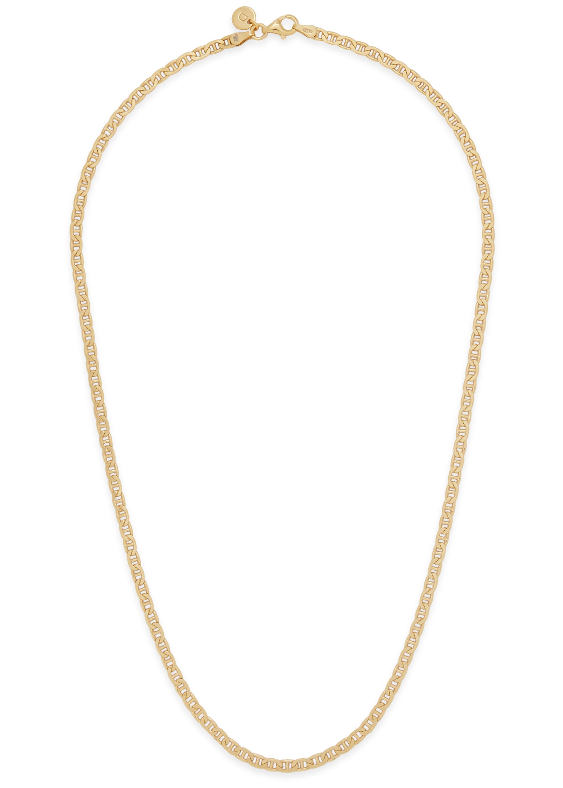 Infinity 18kt gold-plated chain necklace