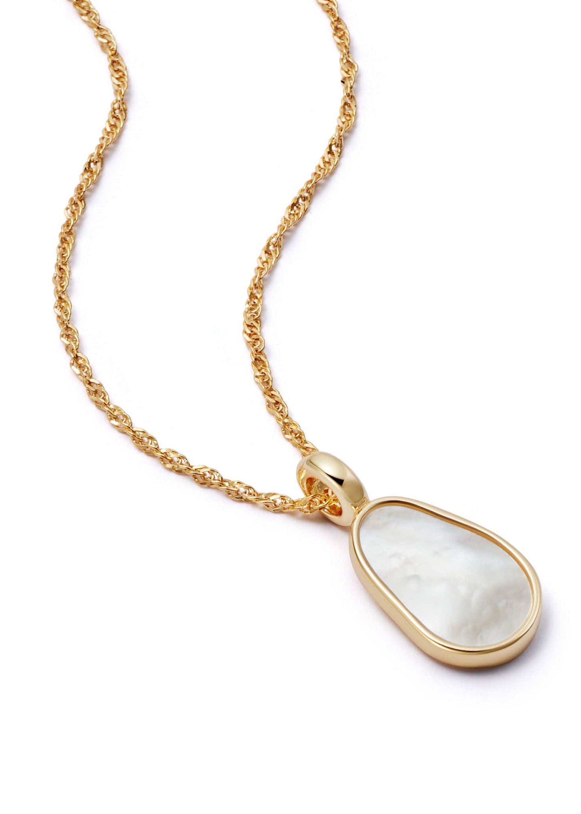 Isla 18kt gold-plated necklace